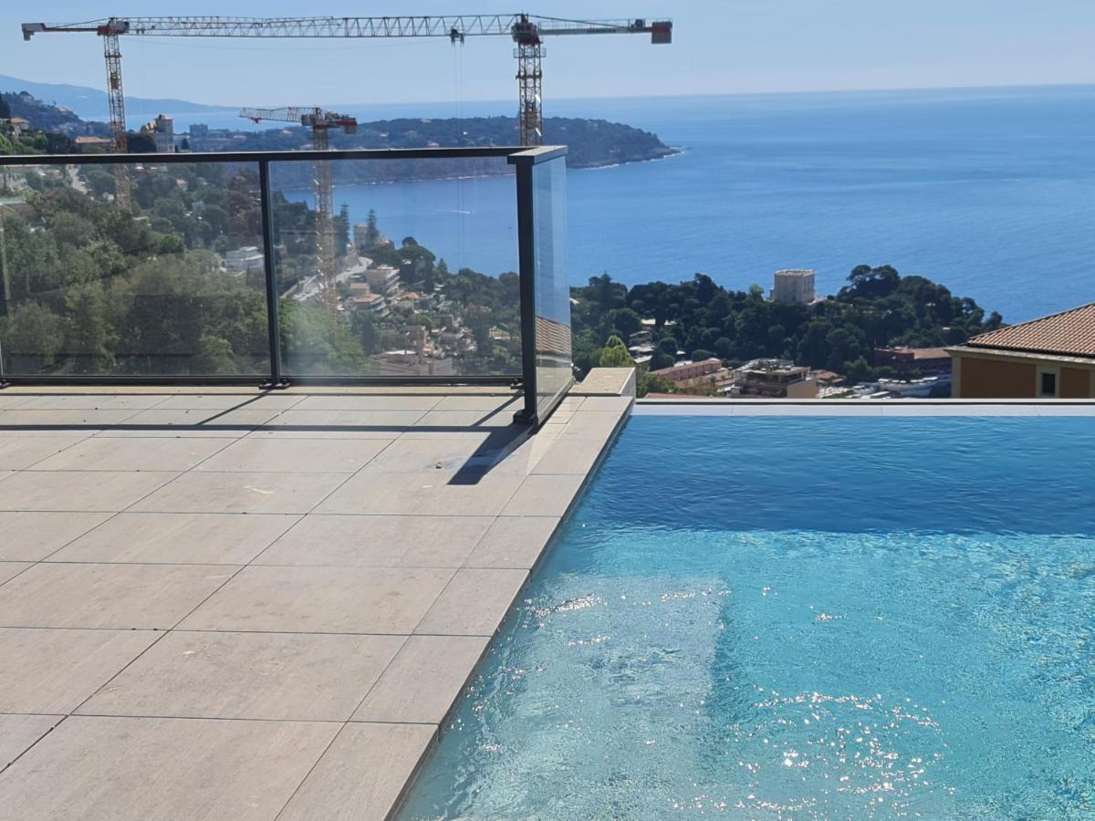 Apartament Monaco View, Pool, Garage, 100 M2 Terrace Beausoleil Zewnętrze zdjęcie